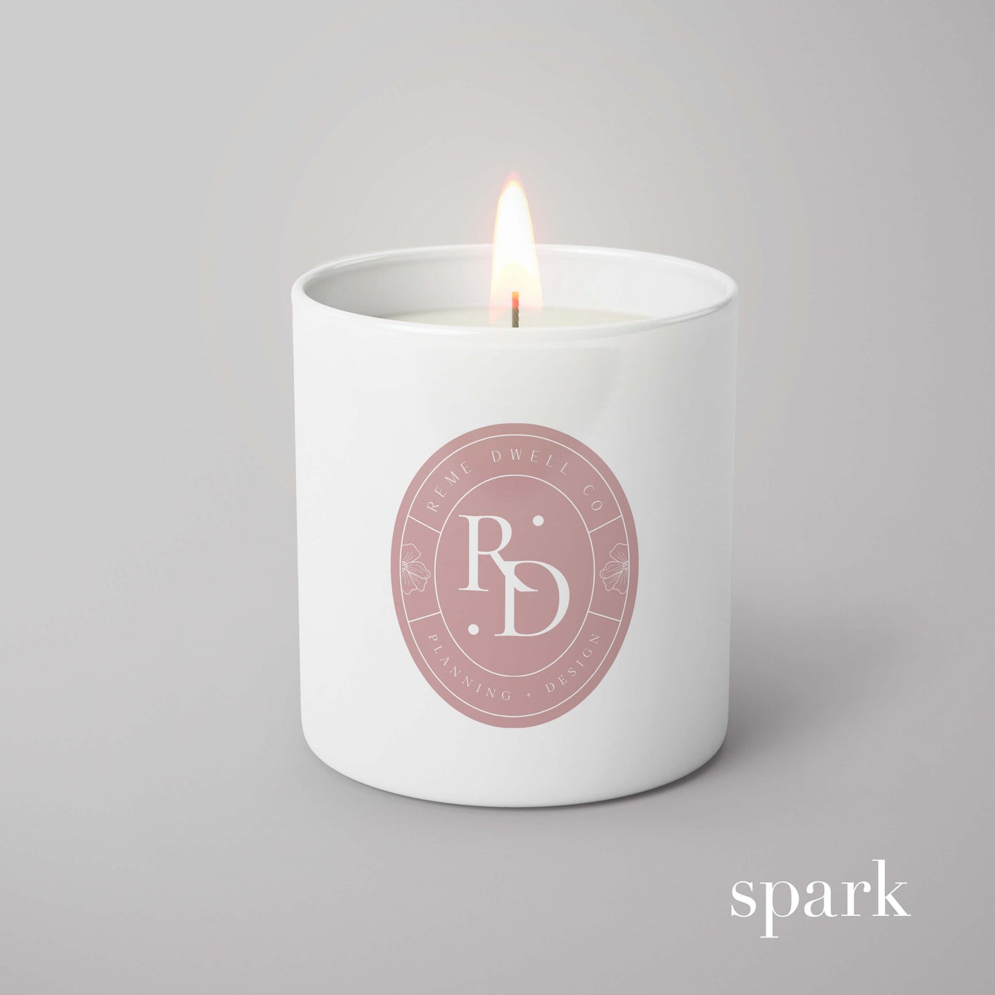 Load image into Gallery viewer, 10oz Matte White Glass Candle - Custom Label Designs &amp;amp; Fragrance Options
