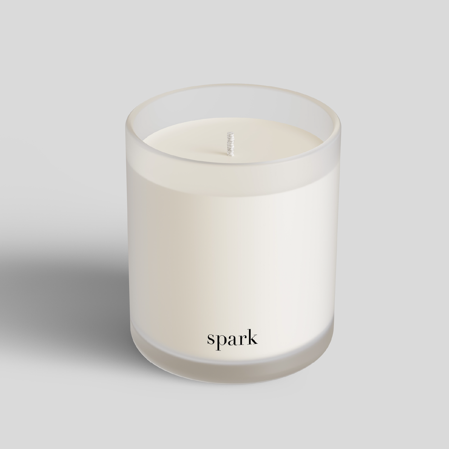 10oz Frosted Clear Glass Candle - Custom Logo/Design Imprint & Fragrance Options
