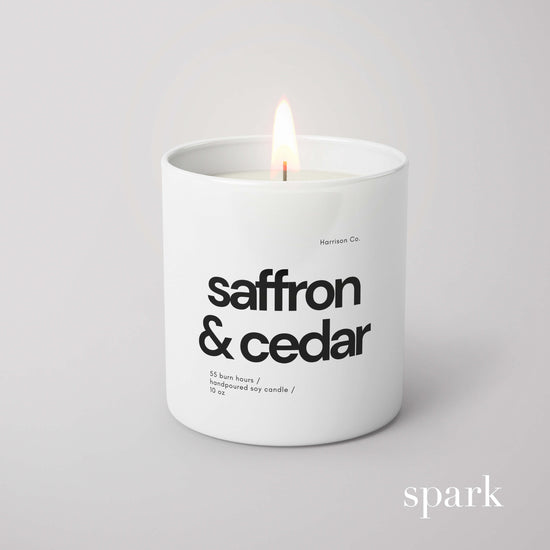 Load image into Gallery viewer, Classic 10oz Matte White Glass Candle with Custom Logo / Design Printed on Glass
