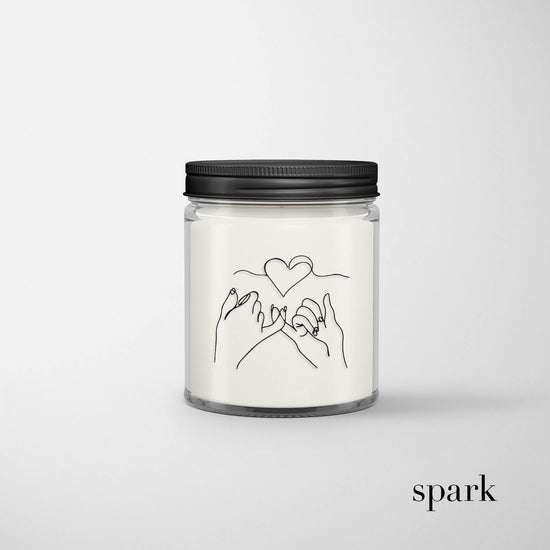 Load image into Gallery viewer, 8oz Clear Glass Jar Candle w/ Lid - Custom Logo / Design Printed on Glass
