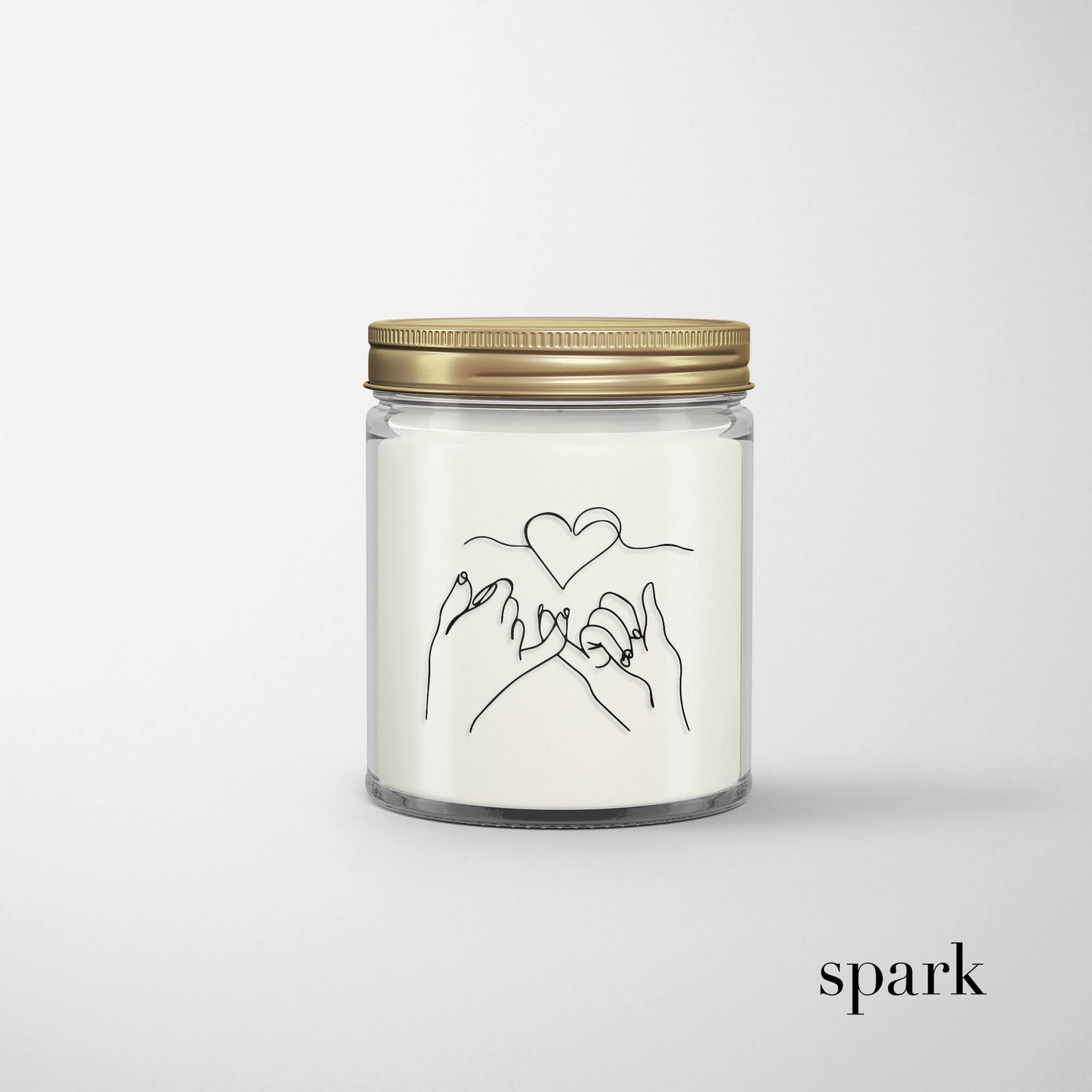 Load image into Gallery viewer, 8oz Clear Glass Jar Candle w/ Lid - Custom Logo / Design Printed on Glass
