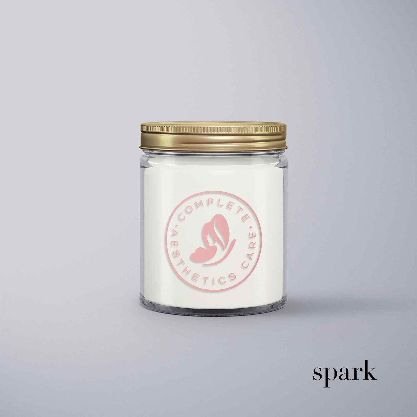 Order Online: 100+ Custom 8oz Clear Glass Jar Candles + Logo / Design Imprint + Gift Box