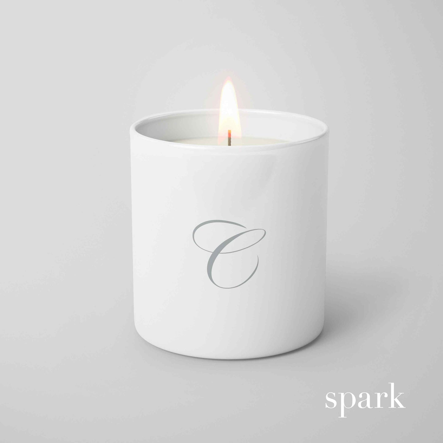 Order Online: 100+ Custom 10oz Matte White Glass Candles + Logo / Design Imprint + Gift Box