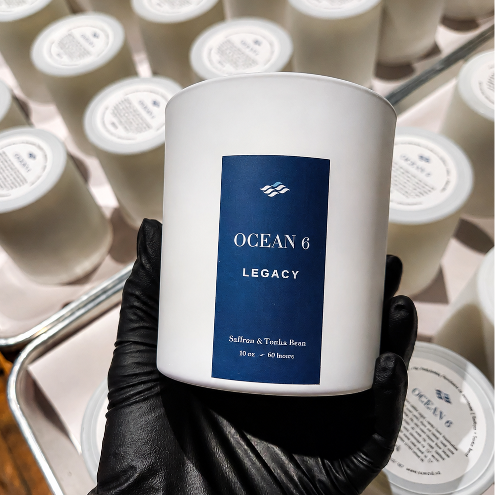 Custom 10oz Matte White Glass Candle Wealth Management Financial Advisor Client Gifts
