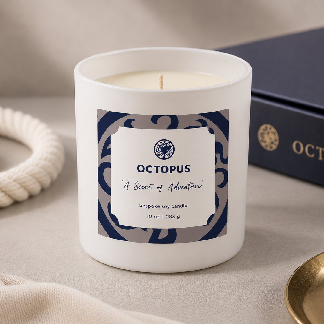 Exclusive Bespoke Fragrance and Candle Gift for Luxury Super Yacht Charter Guests