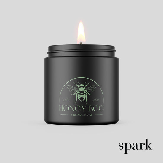 Order Online: 100+ Custom 4oz Matte Black Glass Jar Candles + Logo / Design Imprint + Gift Box