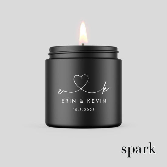 Order Online: 100+ Custom 4oz Matte Black Glass Jar Candles + Logo / Design Imprint + Gift Box
