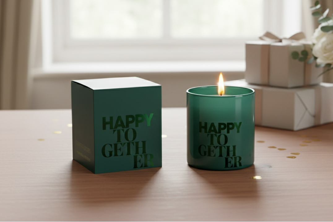 Custom Pantone Color Glass Candles - Private Label Manufacturing - Domestic Candle Production