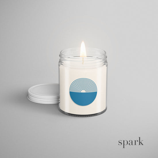 Order Online: 100+ Custom 8oz Clear Glass Jar Candles + Logo / Design Imprint + Gift Box