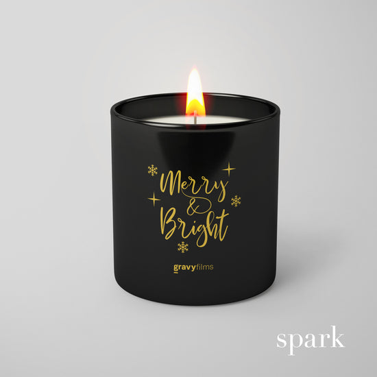 Order Online: 100+ Custom 6oz Matte Black Glass Candles + Logo / Design Imprint + Gift Box