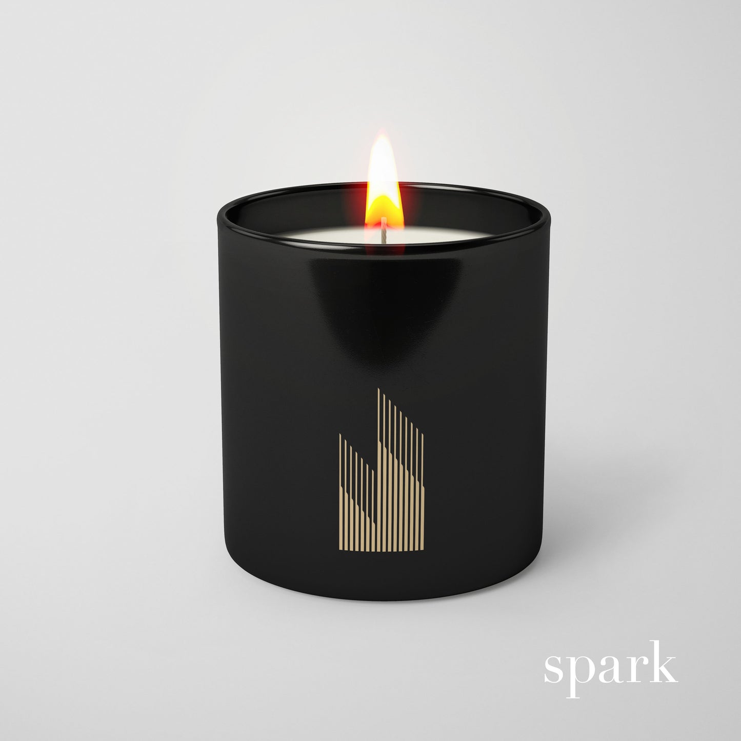 Order Online: 100+ Custom 6oz Matte Black Glass Candles + Logo / Design Imprint + Gift Box