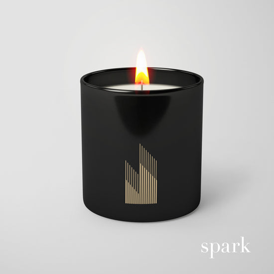 Order Online: 100+ Custom 6oz Matte Black Glass Candles + Logo / Design Imprint + Gift Box