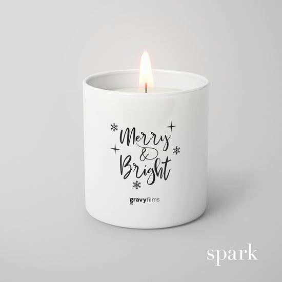 Order Online: 100+ Custom 10oz Matte White Glass Candles + Logo / Design Imprint + Gift Box
