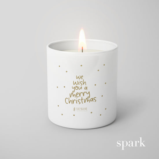 Order Online: 100+ Custom 10oz Matte White Glass Candles + Logo / Design Imprint + Gift Box