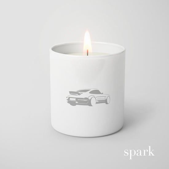 Order Online: 100+ Custom 6oz Matte White Glass Candles + Logo / Design Imprint + Gift Box