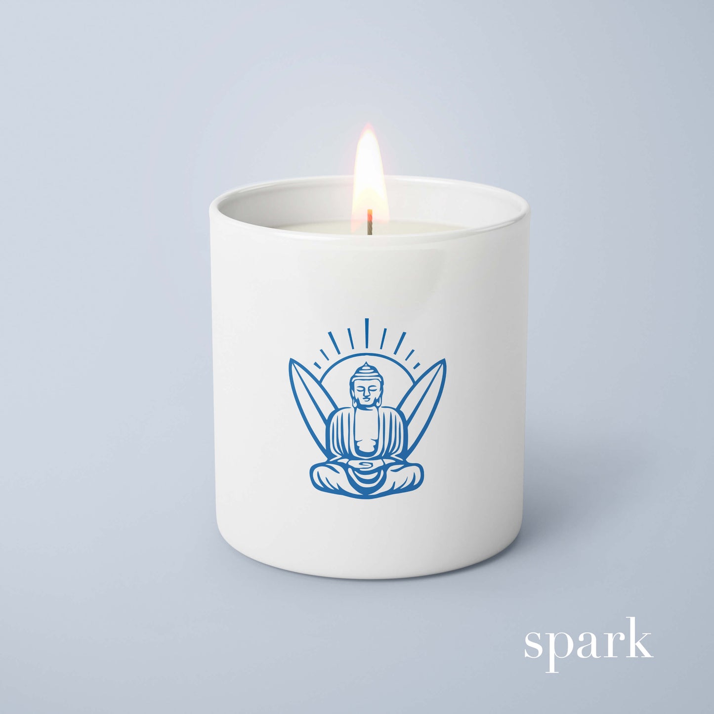 Order Online: 100+ Custom 6oz Matte White Glass Candles + Logo / Design Imprint + Gift Box