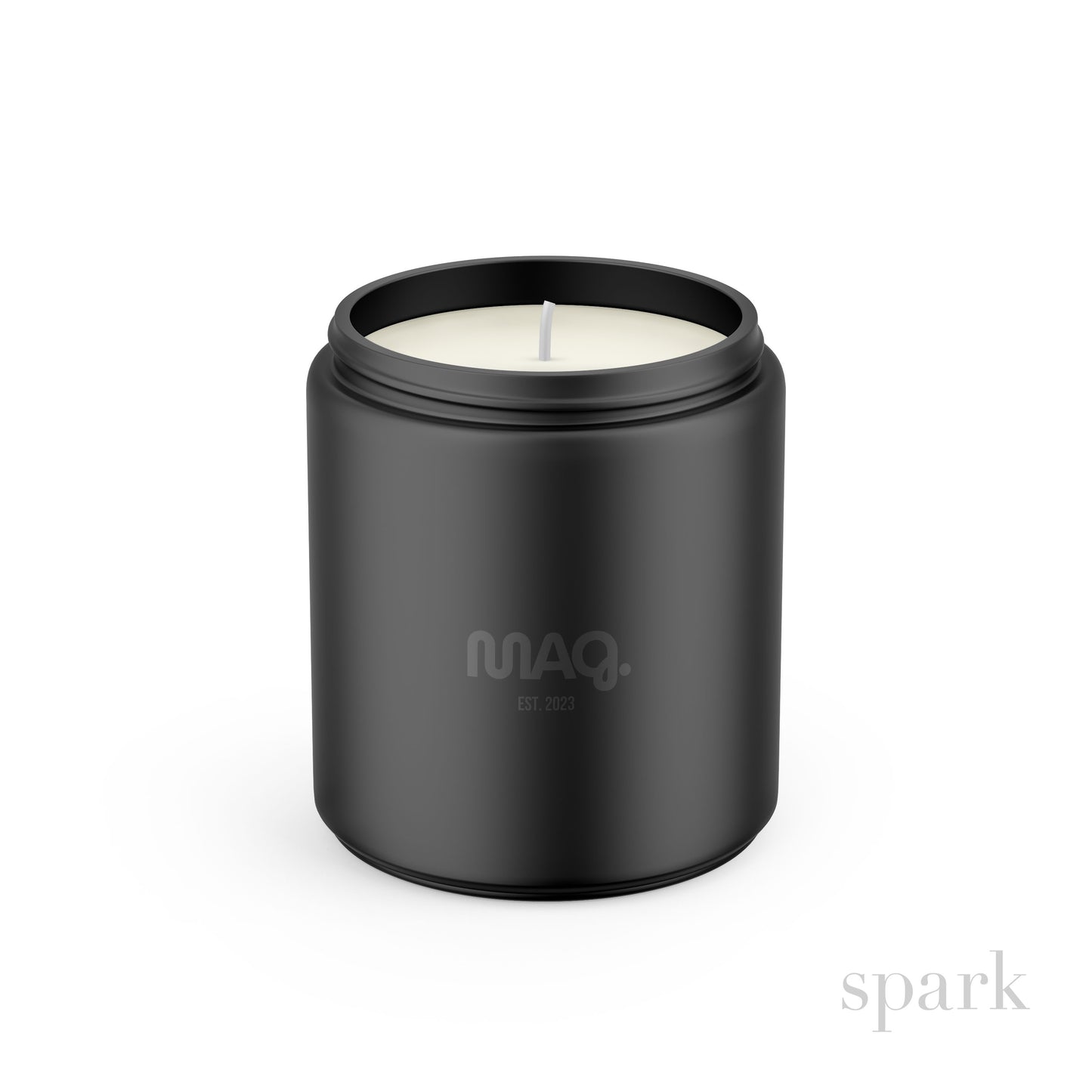 Order Online: 100+ Custom 8oz Matte Black Glass Jar Candles + Logo / Design Imprint + Gift Box