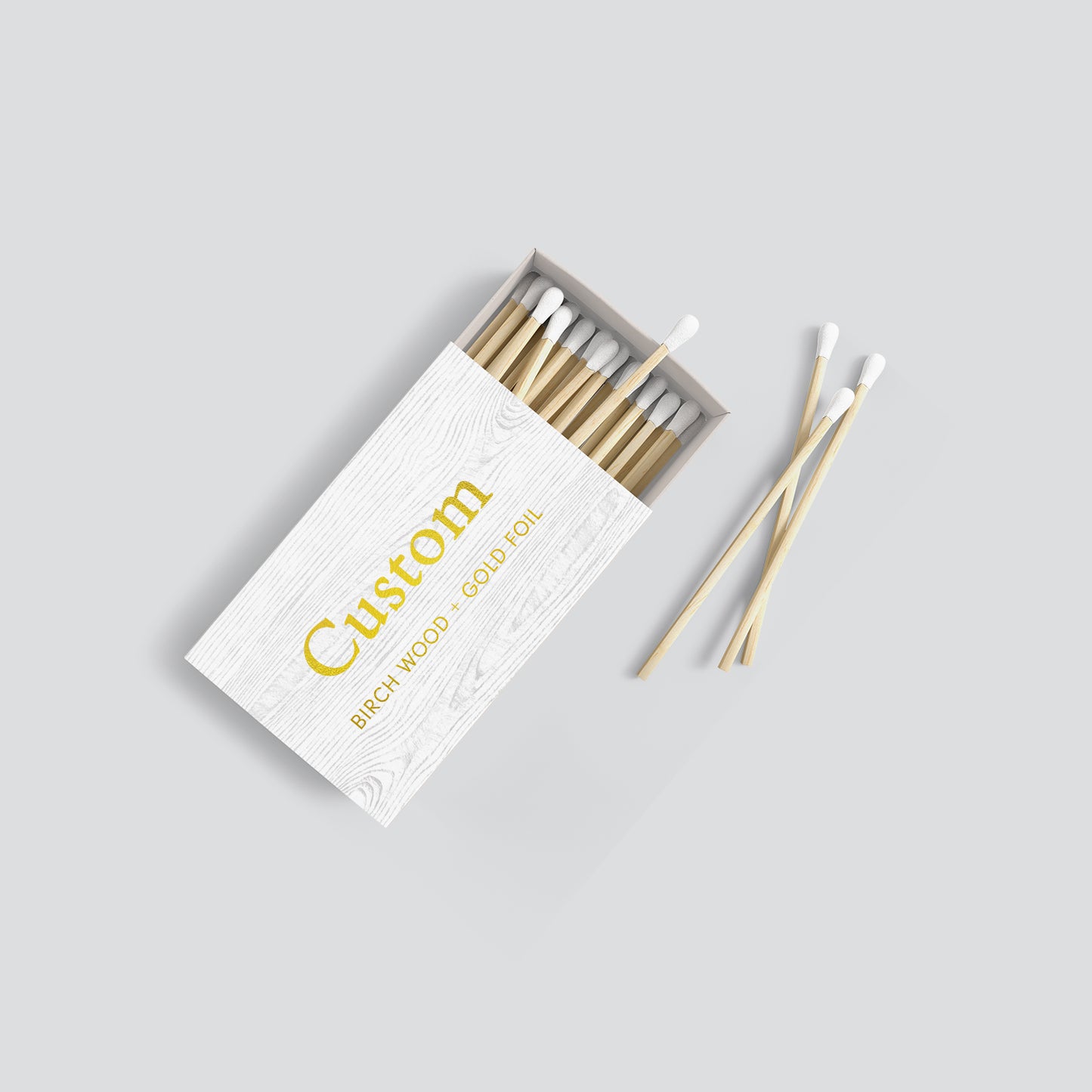 Case of 50 Custom Printed Matchboxes - Full Colour + Premium Options - Spark Candles